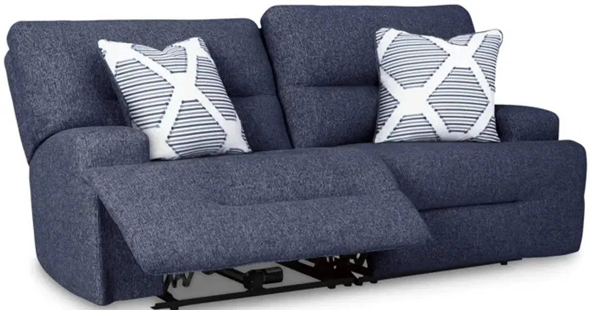 Phelps 2 Piece Power Reclining Sofa - Navy