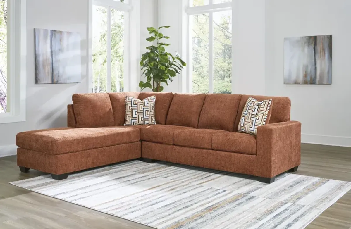 Austin Sectional with Left Chaise - Spice