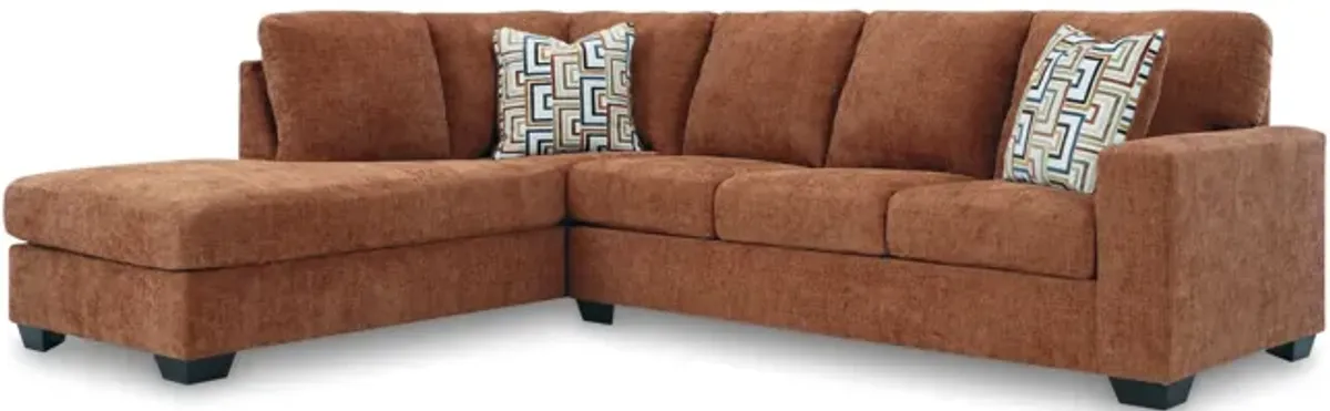 Austin Sectional with Left Chaise - Spice