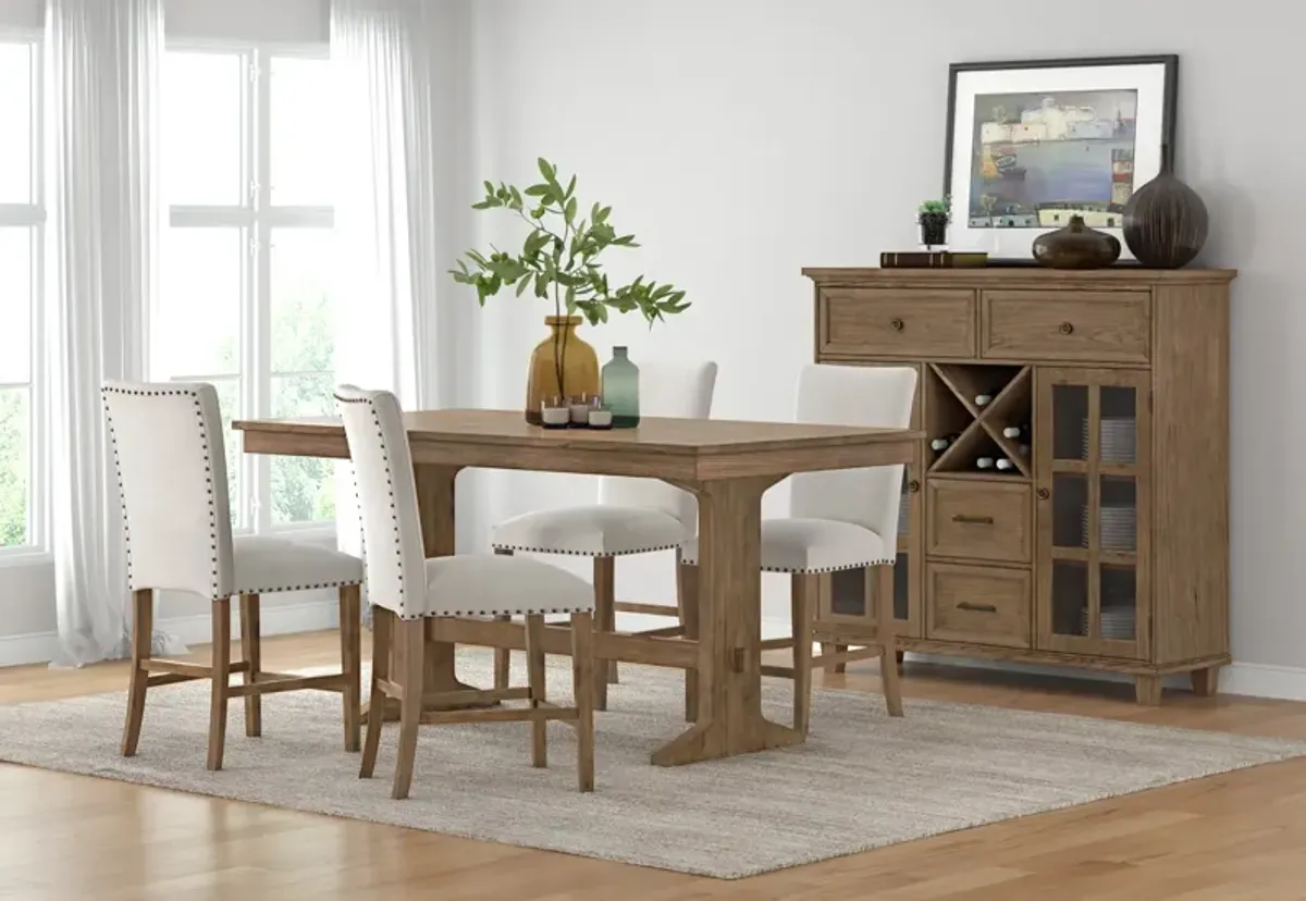 Lakeland Counter Table With 4 Counter Stools