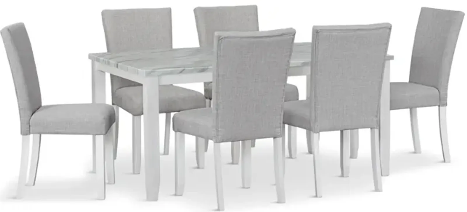 Salvadore Dining Table With 4 Dining Chairs