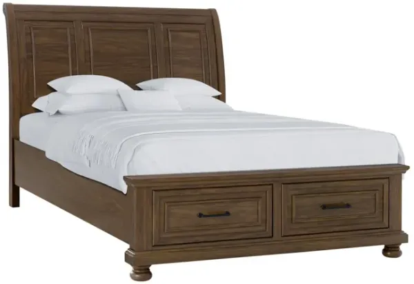 Bedford King Storage Bed - Brown