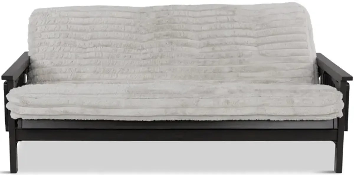 Vermillion Futon With Corduroy Fog Mattress