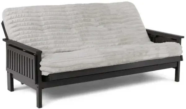 Vermillion Futon With Corduroy Fog Mattress