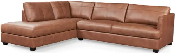 Bailey Leather Sectional - Left Chaise