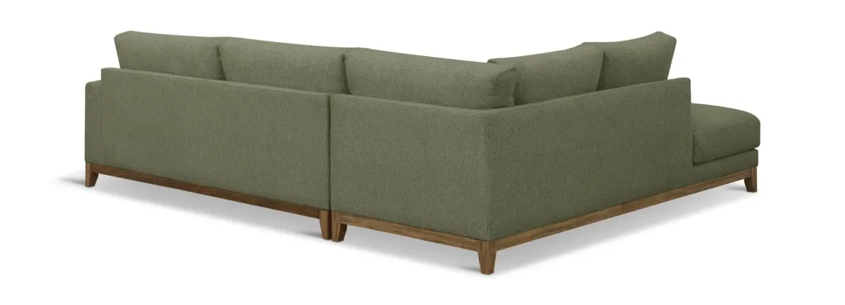 Madison Sectional with Left Chaise - Olivine