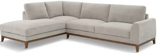 Madison Sectional with Right Chaise - Aluminum