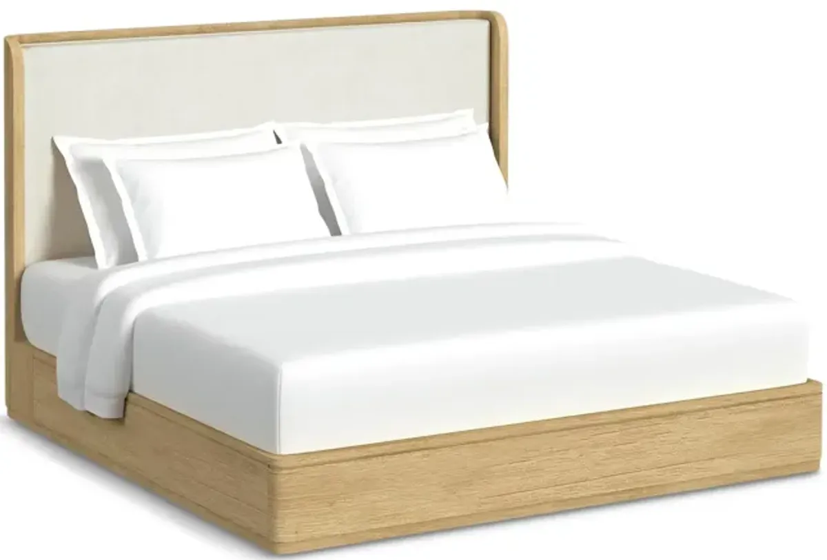 Granada King Panel Bed - Natural