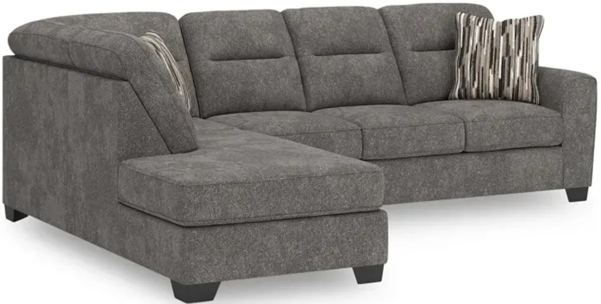 Falen Sectional with Left Chaise - Graphite