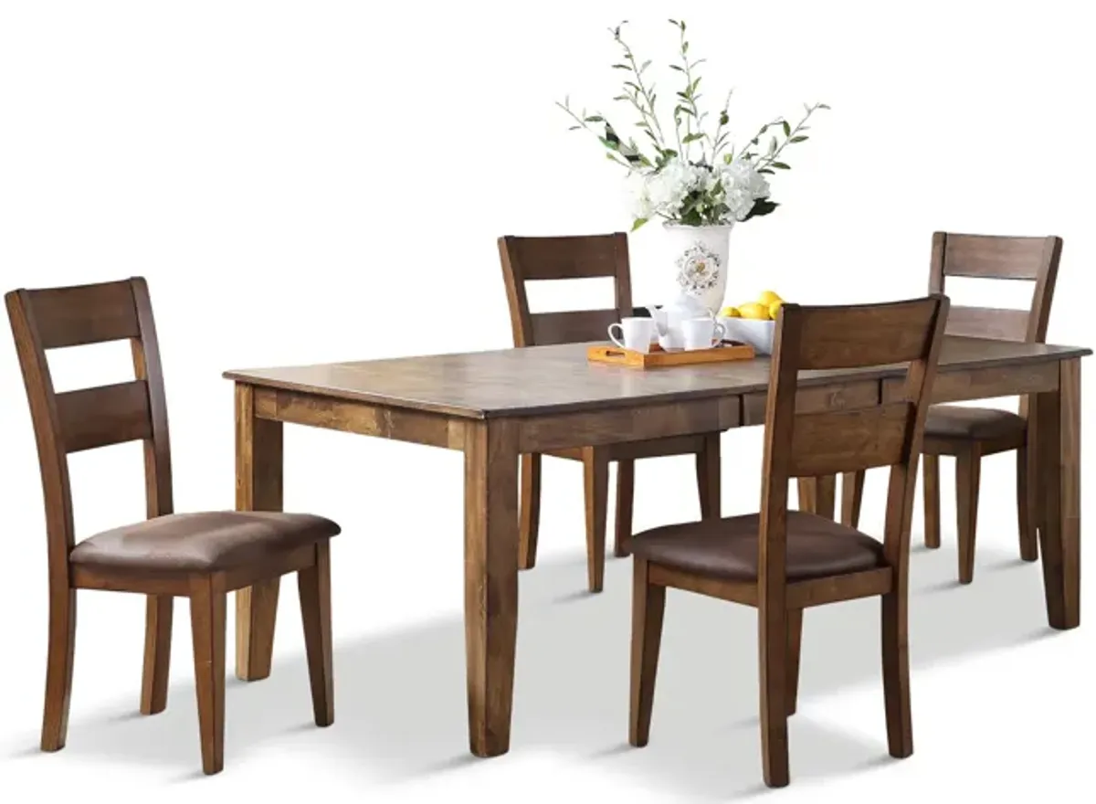 Camden Dining Table With 4 Dining Chairs