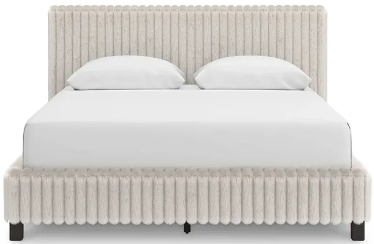 Moonlight Mist Queen Bed - Gray