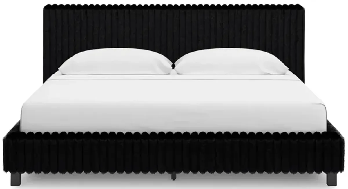 Moonlight Mist King Bed - Black