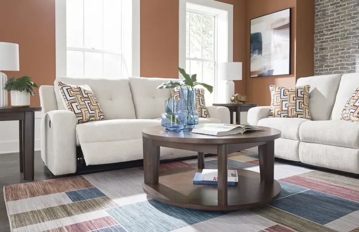 Malone Reclining Sofa And Loveseat Set - Stone