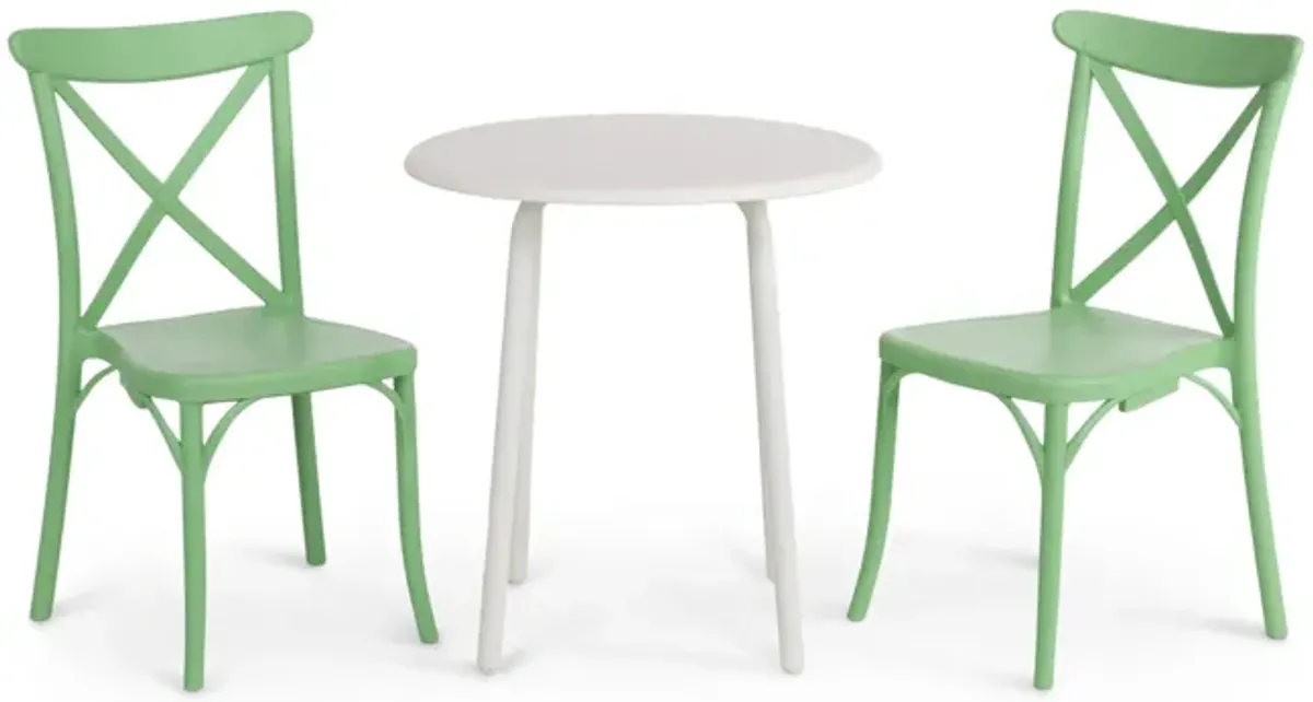 Heron 6 Patio Set - Green