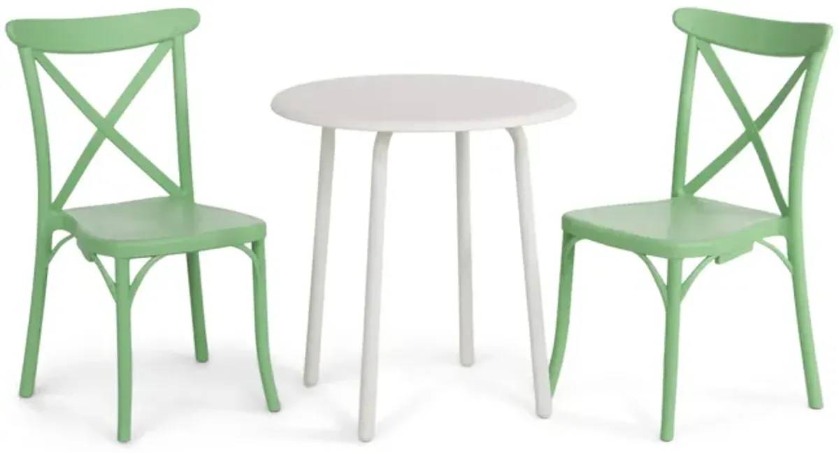 Heron 6 Patio Set - Green