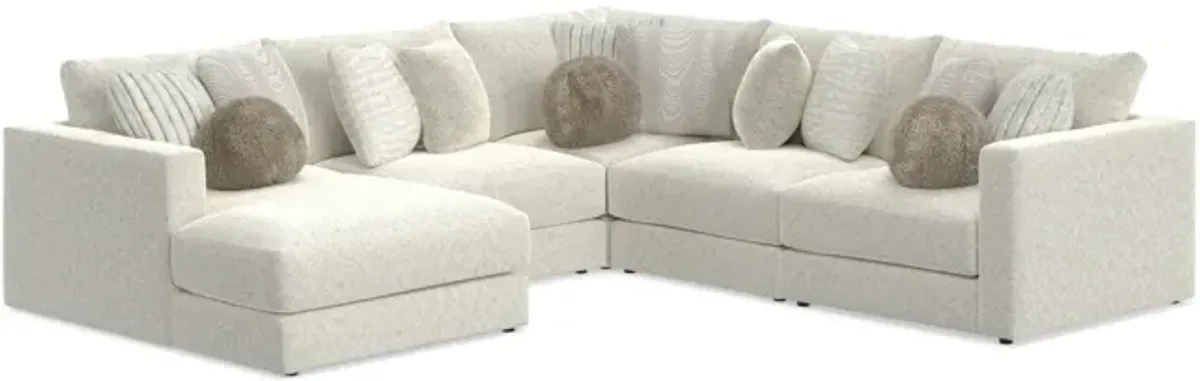 Bentley 5 Piece Sectional with Left Chaise