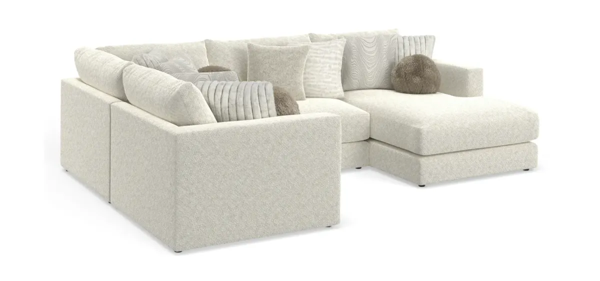 Bentley 4 Piece Sectional with Right Chaise
