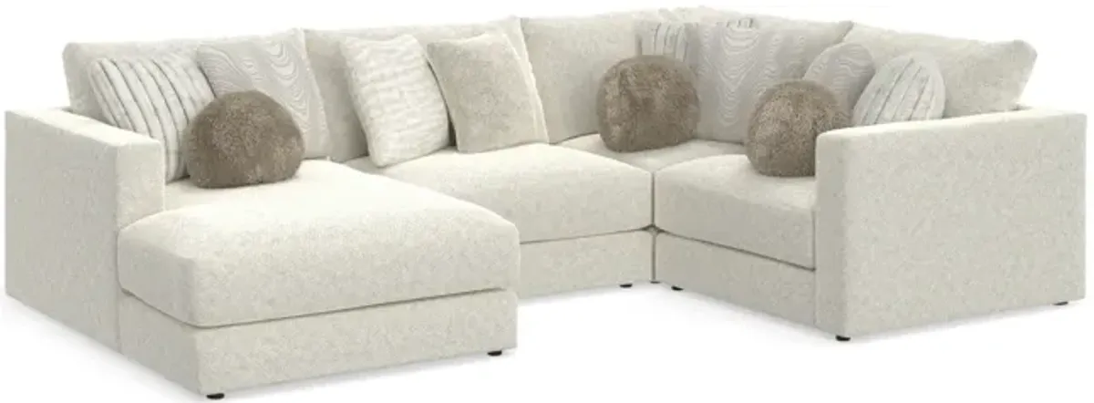 Bentley 4 Piece Sectional with Left Chaise