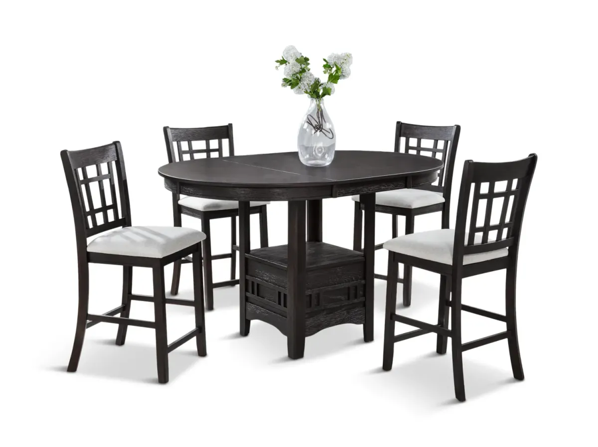 Harriet Counter Table With 4 Stools