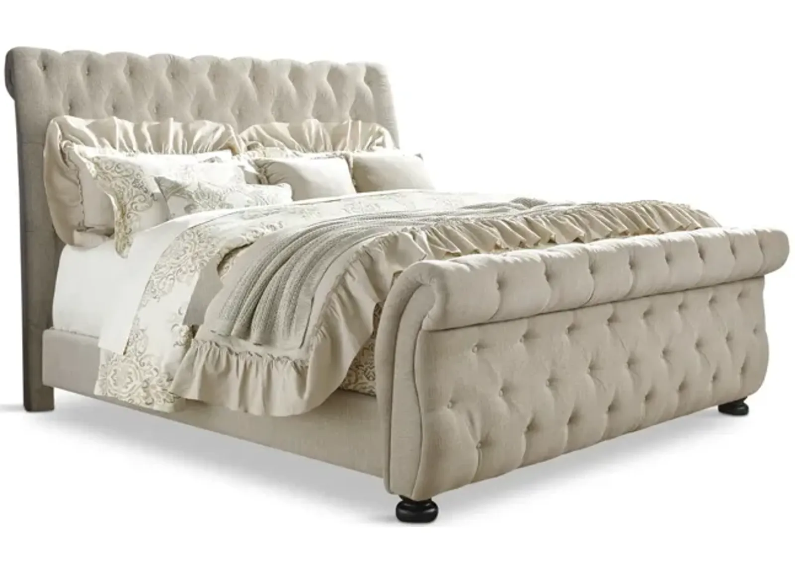 Vienna Upholstered Queen Bed