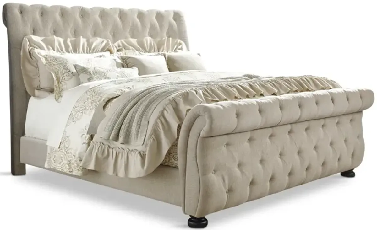 Vienna Upholstered King Bed