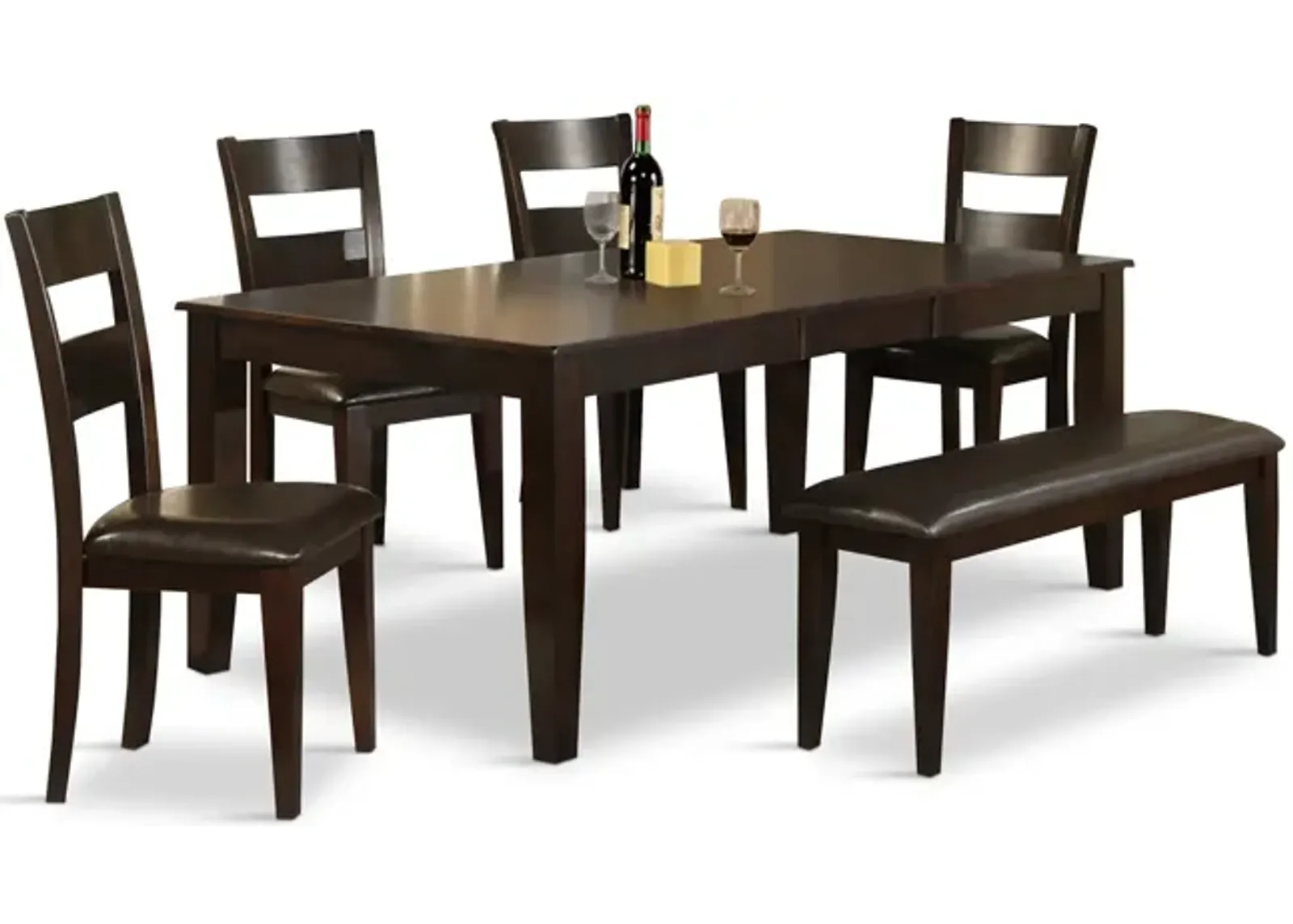 Lincoln Table With 4 Chairs And Bench