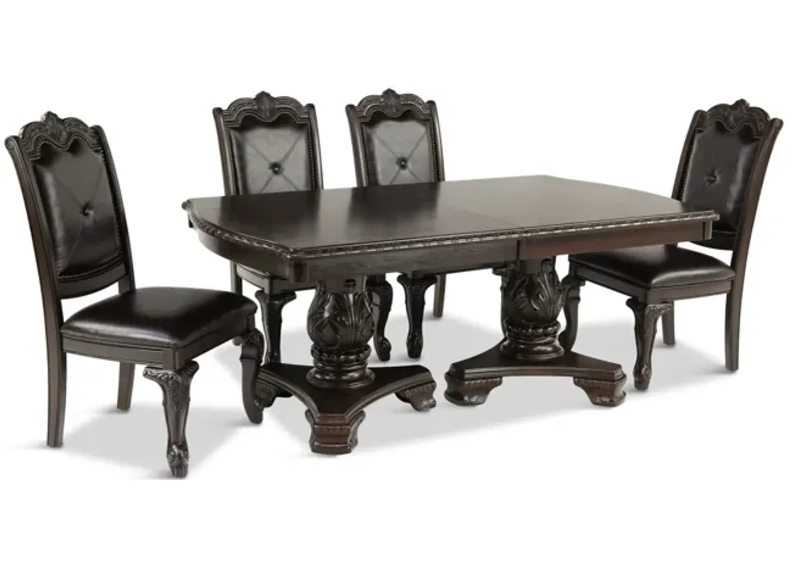 Lasalle Formal Dining Table With 4 Side Chairs