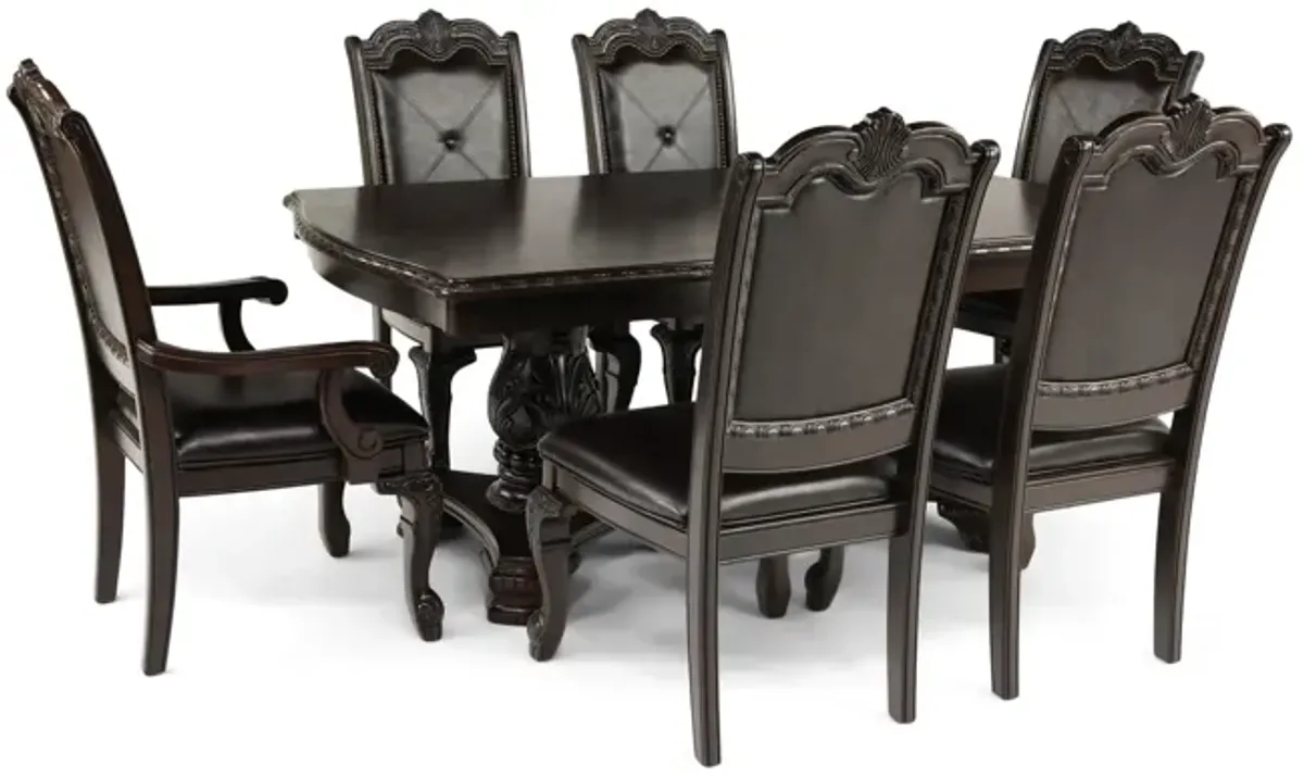 Lasalle Formal Dining With Table 4 Side Chairs And 2 Arm Chairs