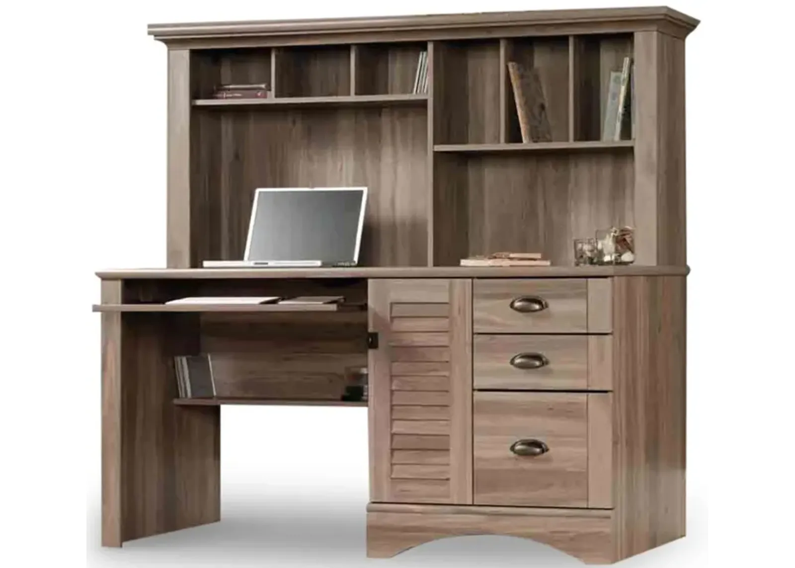 Harbor View Desk with hutch