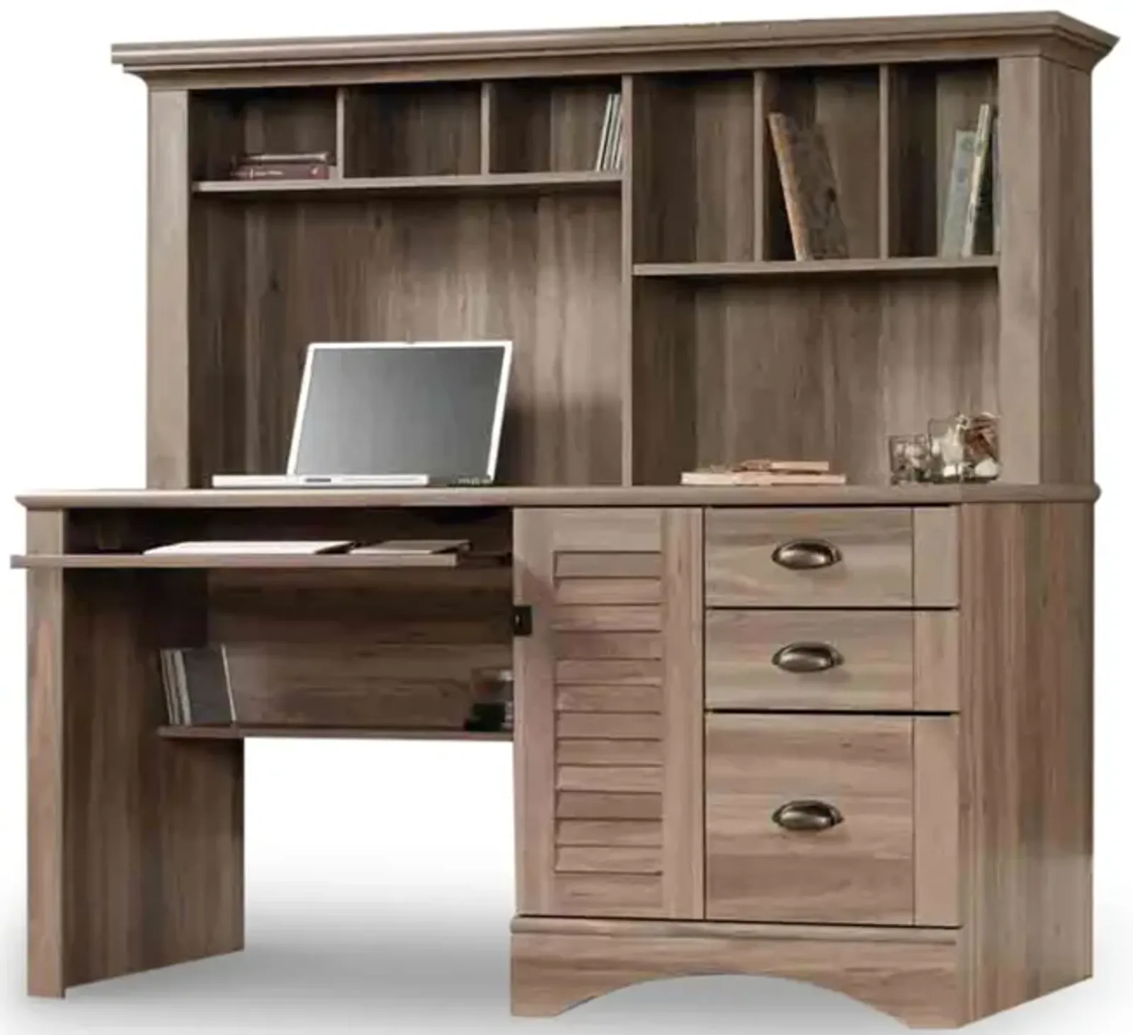 Harbor View Desk with hutch