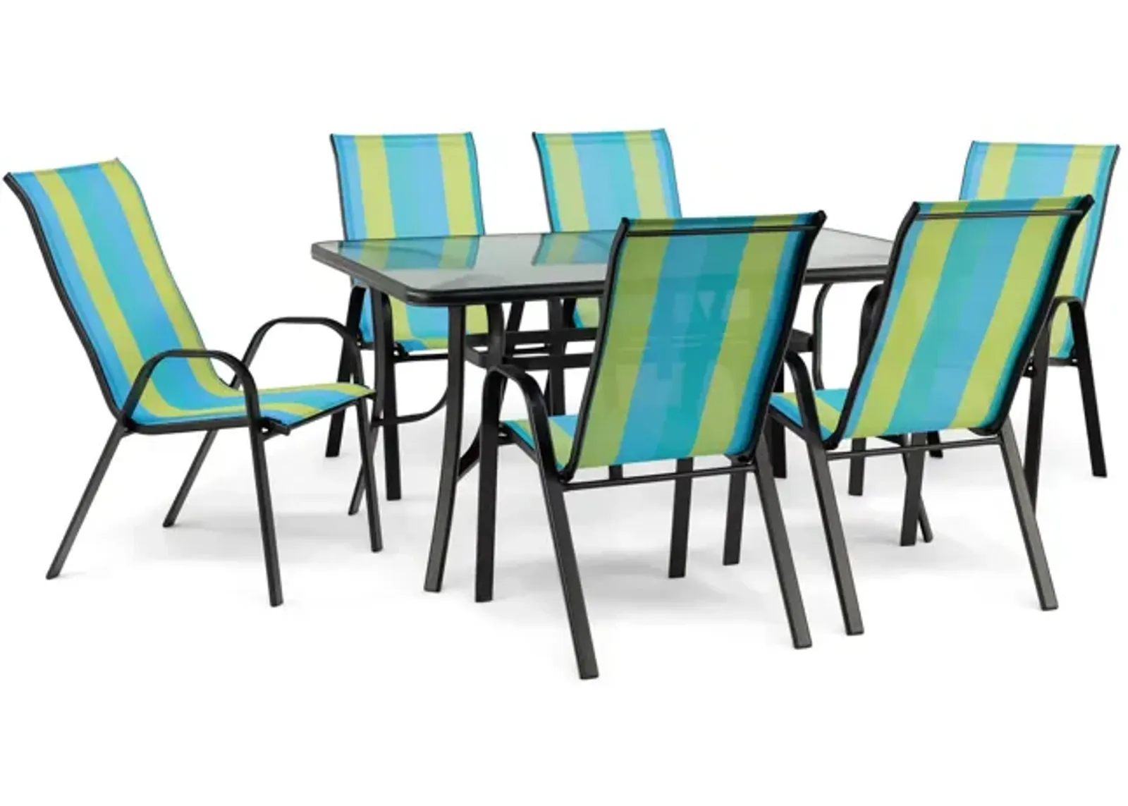 Park Lake 7 Piece Patio Dining Set 