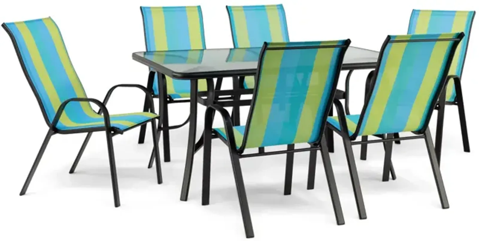 Park Lake 7 Piece Patio Dining Set 