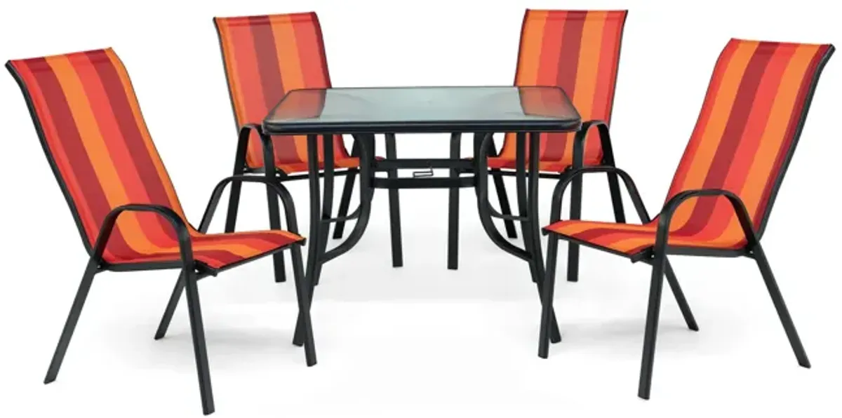 Park Sunset 5 Piece Patio Dining Set