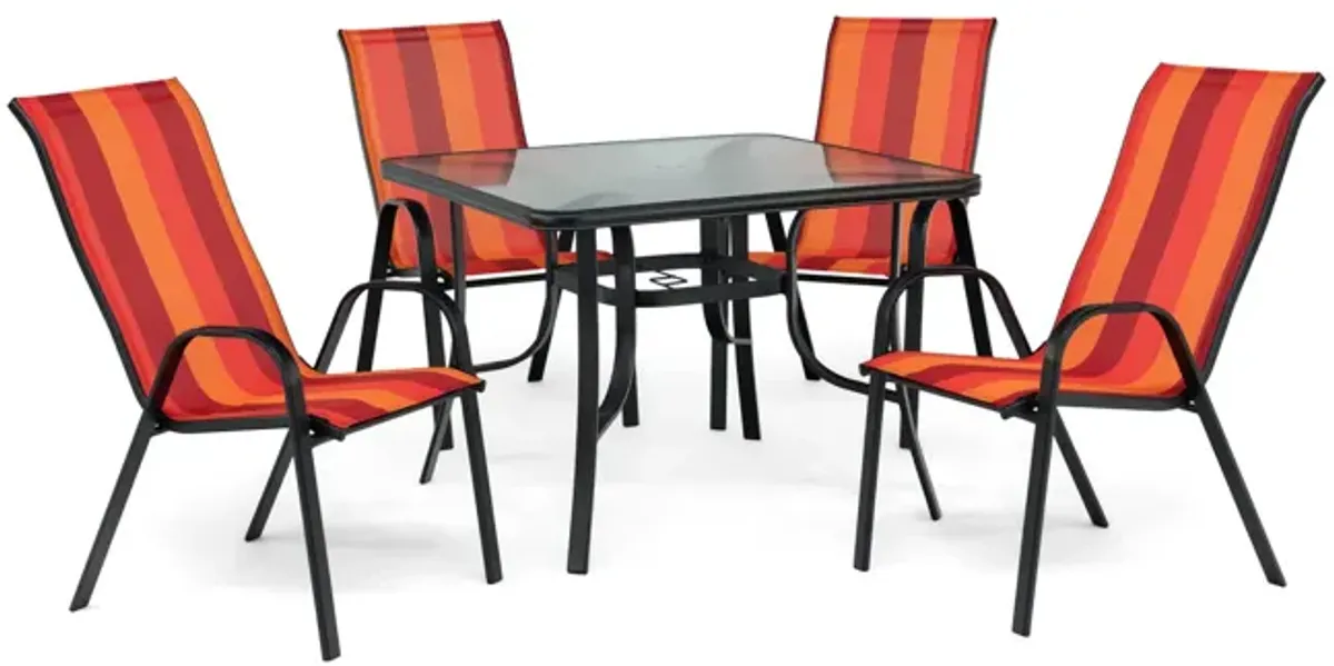 Park Sunset 5 Piece Patio Dining Set