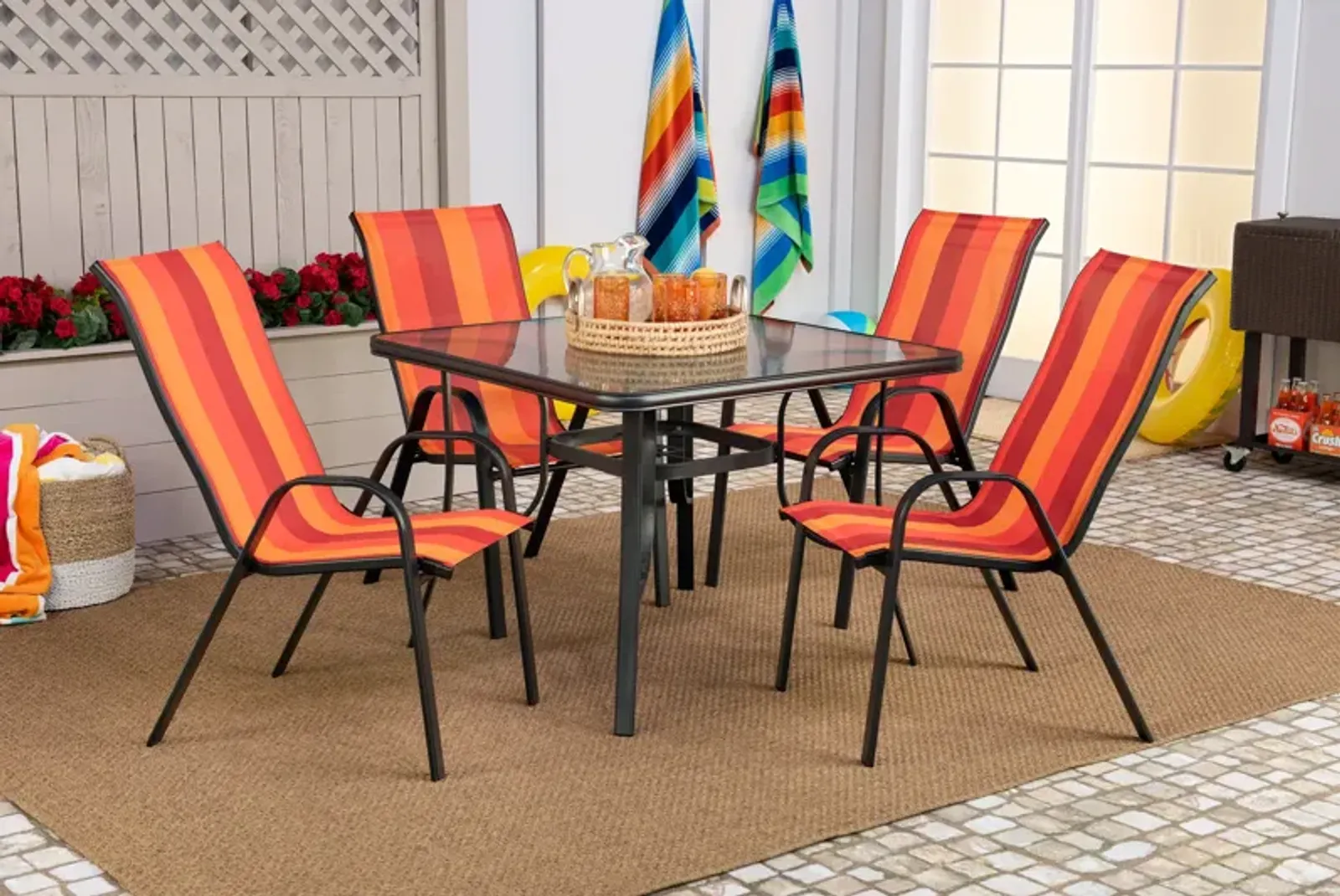 Park Sunset 5 Piece Patio Dining Set