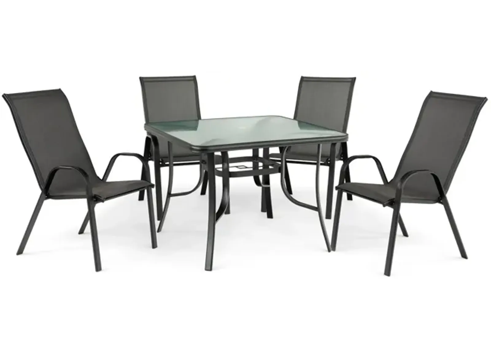 Park Avenue 5 Piece Patio Dining Set - Grey