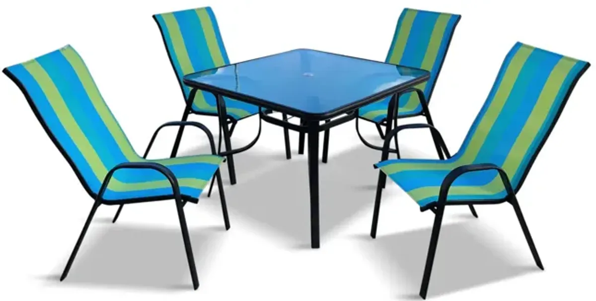 Park Lake 5 Piece Patio Dining Set