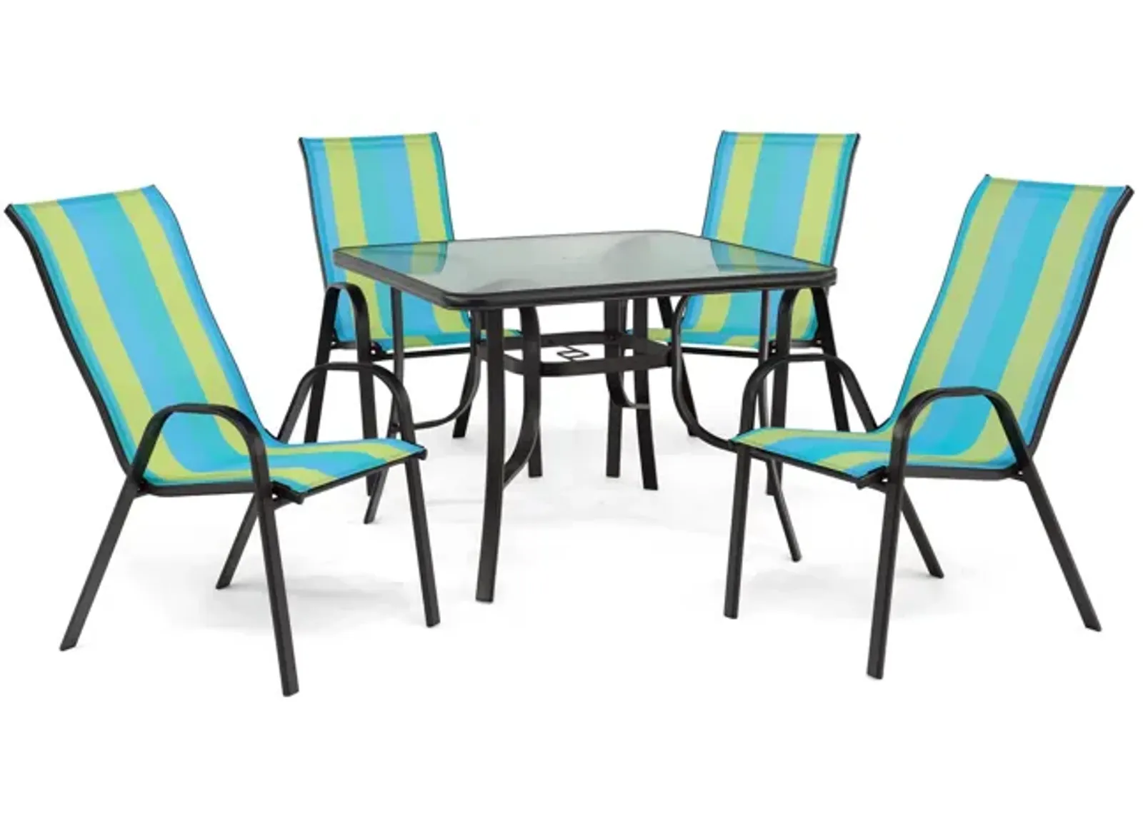 Park Lake 5 Piece Patio Dining Set