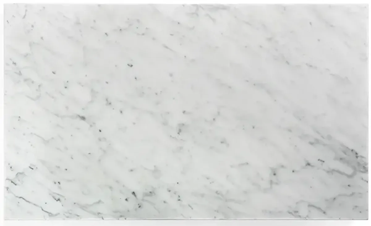 Kaia Marble Plinth Block Large Coffee Table