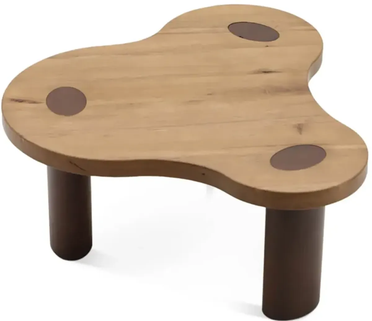 Amelie Wood Freeform Cloud Coffee Table - Small