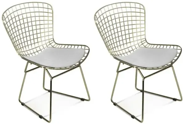 Set of Two Bertoia Side Chairs