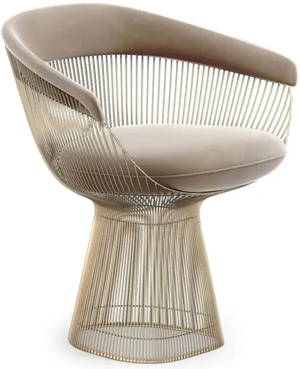 Warren Platner Armchair - Gold Base