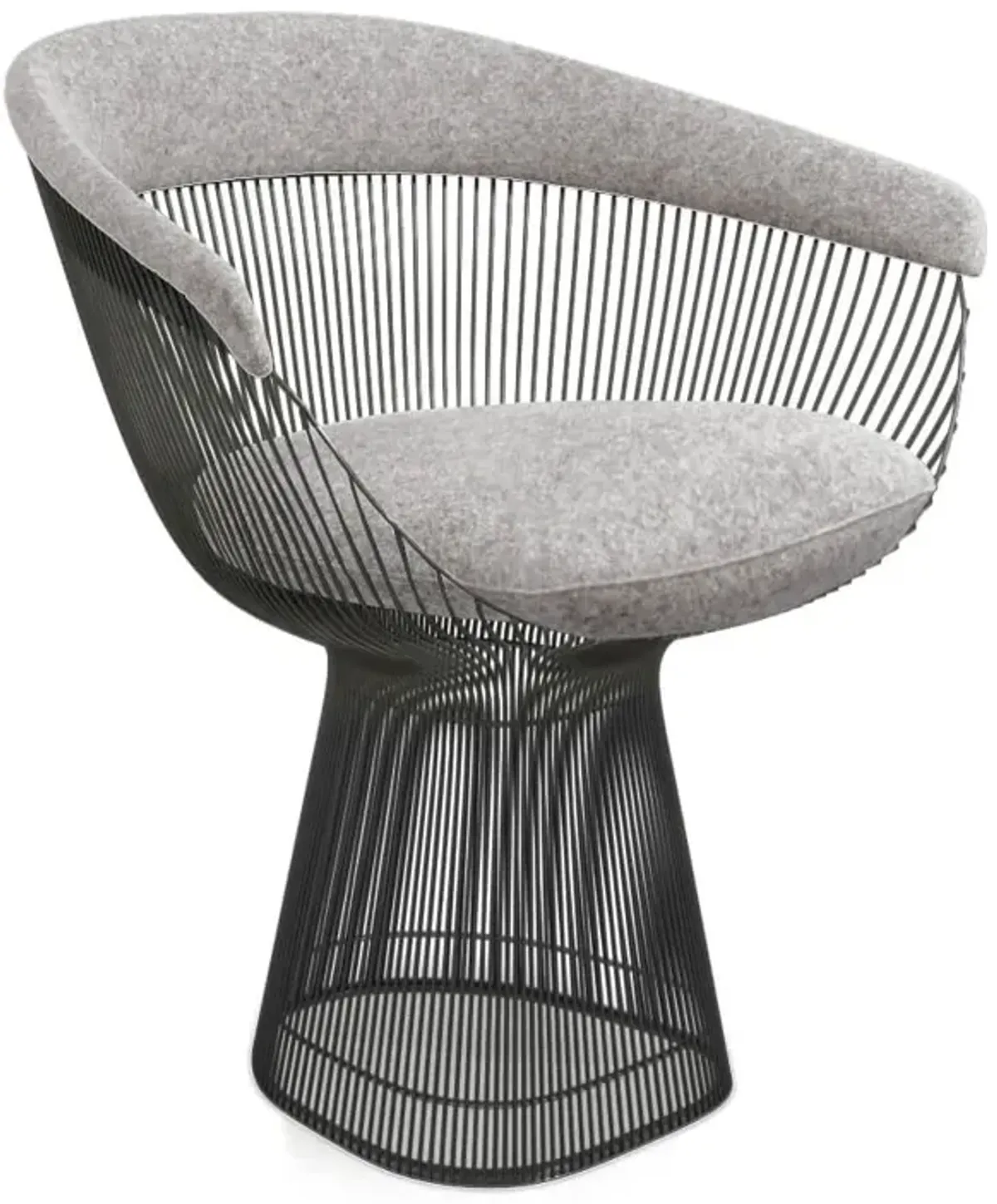 Warren Platner Armchair - Gunmetal Black Base