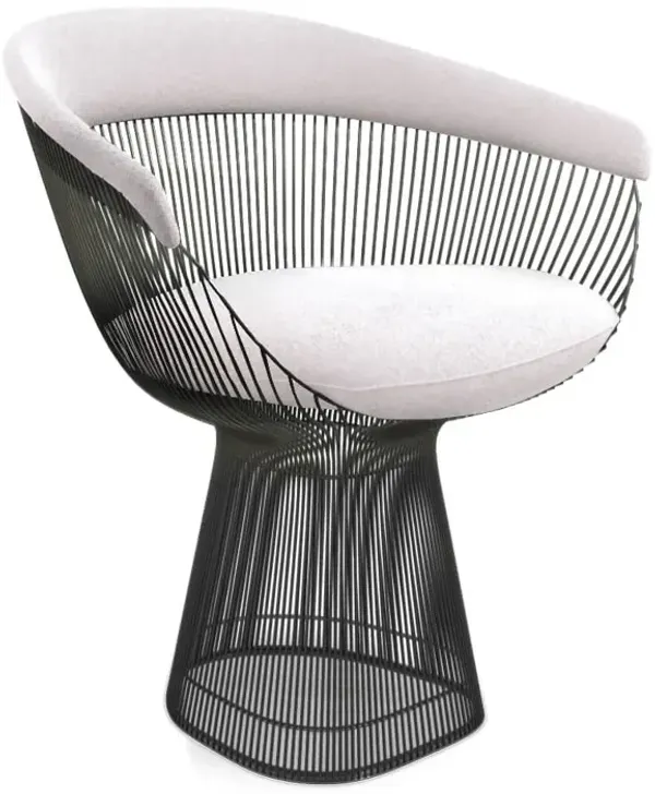 Warren Platner Armchair - Gunmetal Black Base