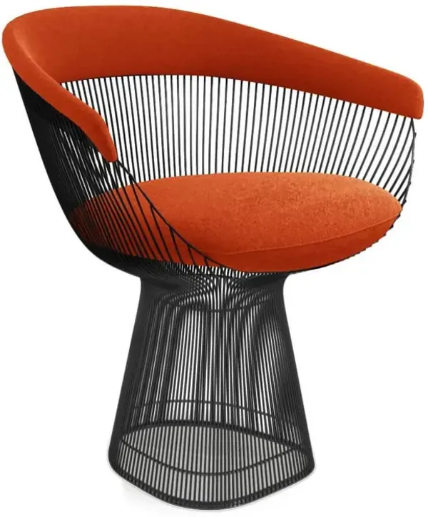 Warren Platner Armchair - Gunmetal Black Base