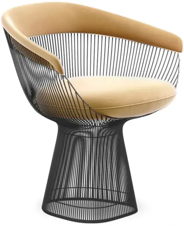 Warren Platner Armchair - Gunmetal Black Base