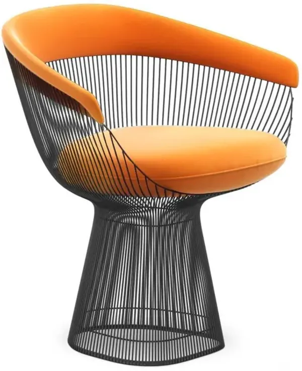 Warren Platner Armchair - Gunmetal Black Base
