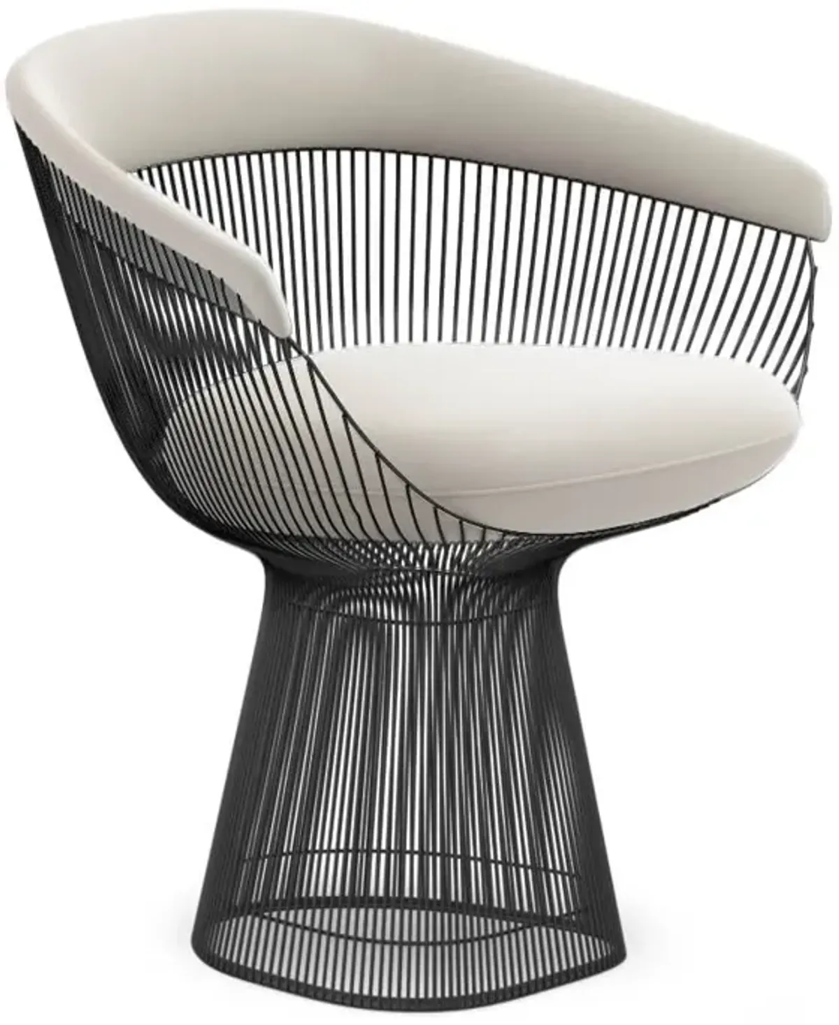 Warren Platner Armchair - Gunmetal Black Base