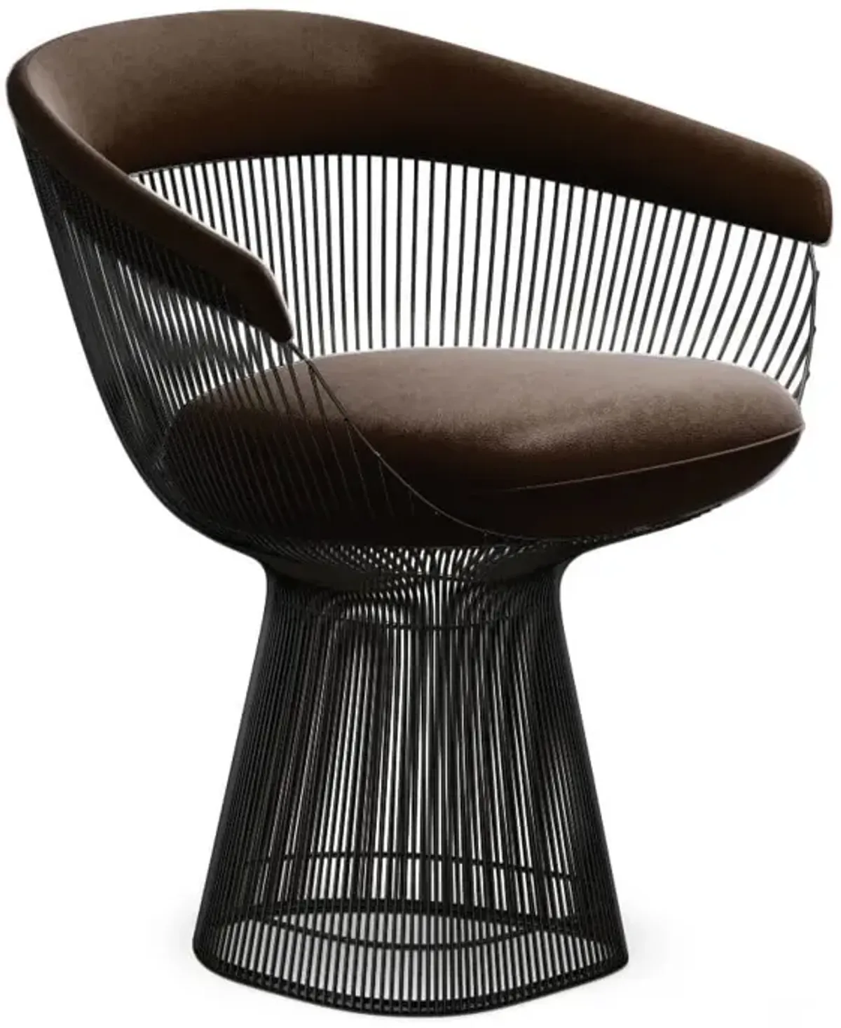 Warren Platner Armchair - Gunmetal Black Base