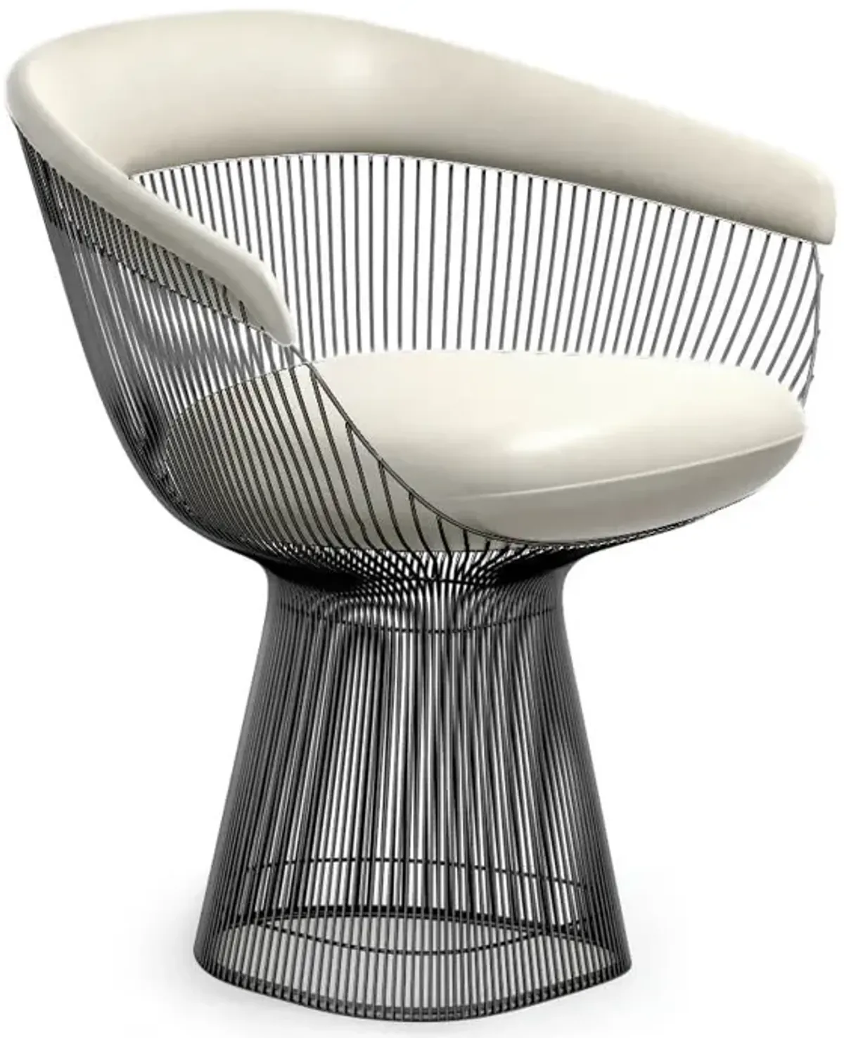 Warren Platner Armchair - Gunmetal Black Base